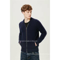 Lambs Wool Fashion Baseball Shirt Collar Men Cardigan